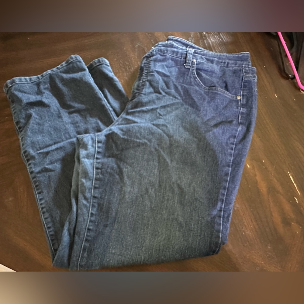 BANDALINO SAMANTHA Denim Stretch Straight Leg Jeans Women’s 20W